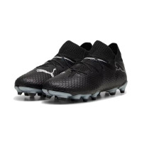 PUMA Future 7 Pro Grass/Artificial Grass Football Shoes (MG) Kids Black White