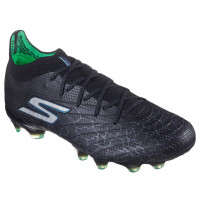 Skechers SKX_1.5 Elite Gras Voetbalschoenen (FG) Zwart Zilver