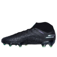 Skechers SKX_1.5 Elite High Gras Voetbalschoenen (FG) Zwart Zilver