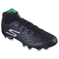 Skechers SKX_1.5 Elite High Gras Voetbalschoenen (FG) Zwart Zilver
