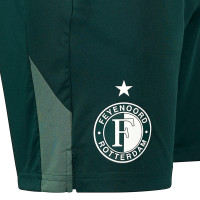 Castore Feyenoord Training Short 2024-2025 Kids Dark Green White