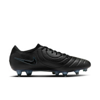 Nike Tiempo Legend 10 Elite Iron-Nop Football Shoes (SG) Anti-Clog Black Dark Green