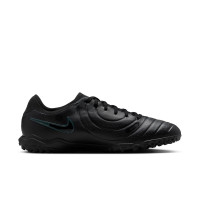 Nike Tiempo Legend 10 Pro Turf Football Shoes (TF) Black Dark Green