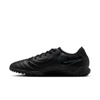 Nike Tiempo Legend 10 Pro Turf Football Shoes (TF) Black Dark Green