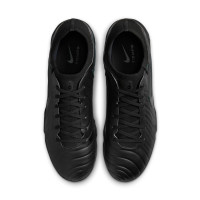 Nike Tiempo Legend 10 Pro Turf Football Shoes (TF) Black Dark Green