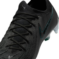 Nike Phantom GX II Elite Iron Stud Football Shoes (SG) Anti-Clog Black Dark Green