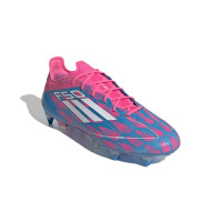 adidas F50 Elite Iron Nop Football Shoes (SG) Blue Pink White