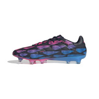 adidas Copa Pure 2 Elite Gras Football Shoes (FG) Black Blue Pink
