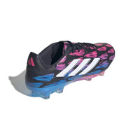 adidas Copa Pure 2 Elite Gras Football Shoes (FG) Black Blue Pink