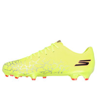 Skechers SKX_1.5 Academy Gras Voetbalschoenen (FG) Geel Oranje Zwart