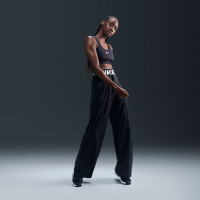 Nike Swoosh High Support Women's Sports Bra Black Grey White