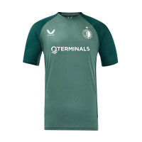 Castore Feyenoord Training Shirt 2024-2025 Women's Light Green Dark Green