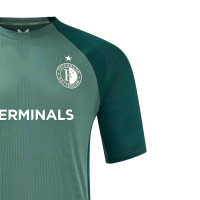 Castore Feyenoord Training Shirt 2024-2025 Women's Light Green Dark Green