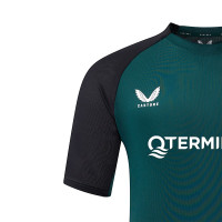 Castore Feyenoord Trainingsshirt 2024-2025 Donkergroen Zwart