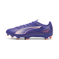 PUMA Ultra 5 Play Grass/Artificial Grass Football Boots (MG) Purple White