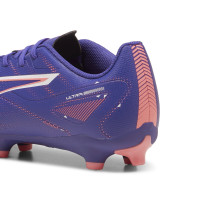PUMA Ultra 5 Play Grass/Artificial Grass Football Boots (MG) Purple White