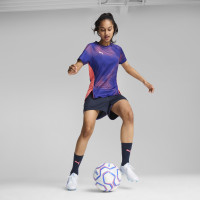 PUMA King Ultimate Grass/Artificial Grass Football Shoes (MG) Women's White Blue Light Pink