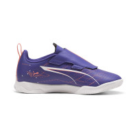 PUMA Ultra 5 Play V Indoor Football Boots (IN) Kids Purple Light Pink White