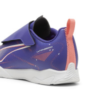 PUMA Ultra 5 Play V Indoor Football Boots (IN) Kids Purple Light Pink White