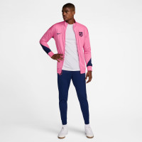 Nike Atletico Madrid Strike Full-Zip Tracksuit 2024-2025 Pink Dark Blue