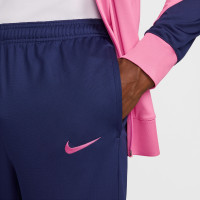 Nike Atletico Madrid Strike Full-Zip Tracksuit 2024-2025 Pink Dark Blue