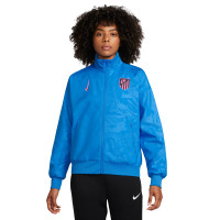 Nike Atletico Madrid Anthem Trainingsjack 2024-2025 Dames Blauw Roze