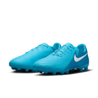 Nike Phantom GX II Academy Grass/Artificial Grass Football Shoes (MG) Blue White