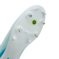 Nike Zoom Mercurial Superfly 10 Academy Iron Nop Football Shoes (SG) Anti-Clog Light Blue