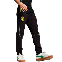 PUMA Borussia Dortmund Casuals Full-Zip Tracksuit 2024-2025 Black Yellow