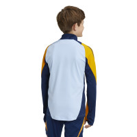 adidas Real Madrid Trainingspak 1/4-Zip 2024-2025 Kids Lichtblauw Donkerblauw