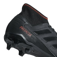 adidas PREDATOR 19.3 FG Voetbalschoenen Zwart Rood