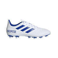 adidas PREDATOR 19.4 FxG Voetbalschoenen Wit Blauw