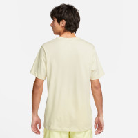 Nike Sportswear Club T-Shirt Light Yellow Black