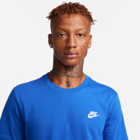 Nike Sportswear Club T-Shirt Blauw