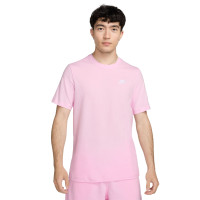 Nike Sportswear Club T-Shirt Roze Wit