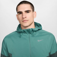 Nike Miler Repel Full-Zip Tracksuit Light Green Green Black Silver