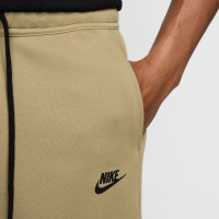 Nike Tech Fleece Sportswear Broekje Beige Zwart