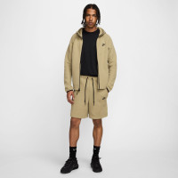 Nike Tech Fleece Sportswear Broekje Beige Zwart