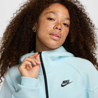 Nike Tech Fleece Sportswear Vest Dames Lichtblauw Zwart