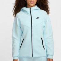 Nike Tech Fleece Sportswear Vest Dames Lichtblauw Zwart