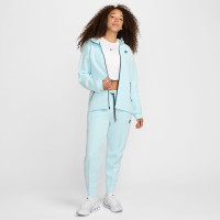 Nike Tech Fleece Sportswear Vest Dames Lichtblauw Zwart