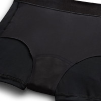 Nike Pro Leak Protection Women's Sports Shorts Black White