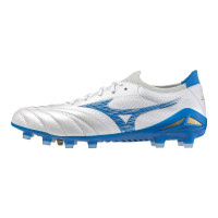 Mizuno Morelia Neo IV Beta Japan Grass Football Shoes (FG) White Blue