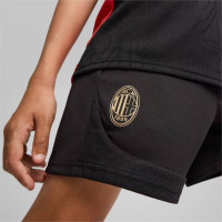 PUMA AC Milan Training Short 2024-2025 Kids Black Red