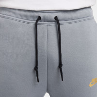 Nike Tech Fleece Sportswear Sweat Pants Grey Gold