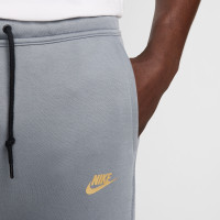 Nike Tech Fleece Sportswear Sweat Pants Grey Gold