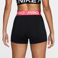 Nike Pro Leak Protection Women's Sports Shorts Black Pink White