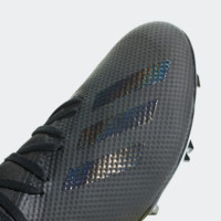 adidas X 18.3 FG Voetbalschoenen Zwart Blauw