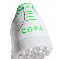 adidas COPA 19.3 TF Voetbalschoenen Kids Wit Groen