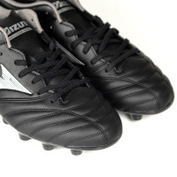 Mizuno Morelia Neo IV Pro Gras Football Shoes (FG) Black Silver